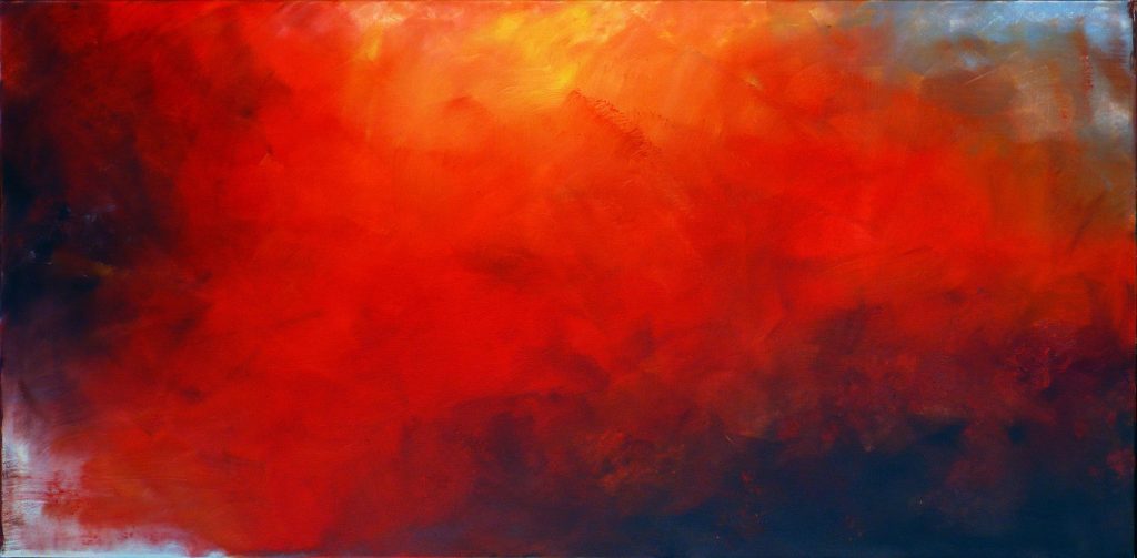 3. Ewa Mitera untitled red 2014 oil on canvas 100cmx200cm-kopia