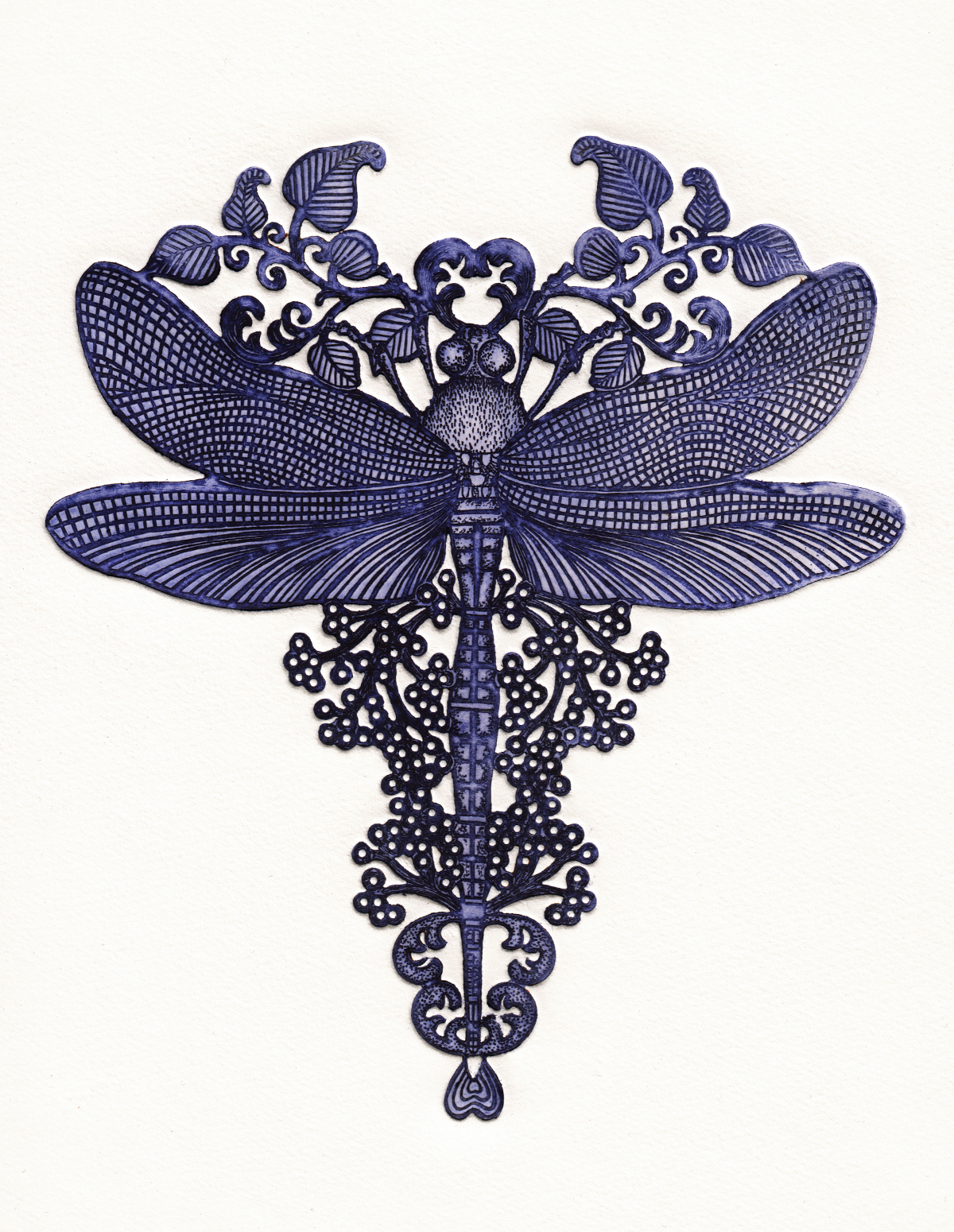 N°17 Etchings- Dragonfly