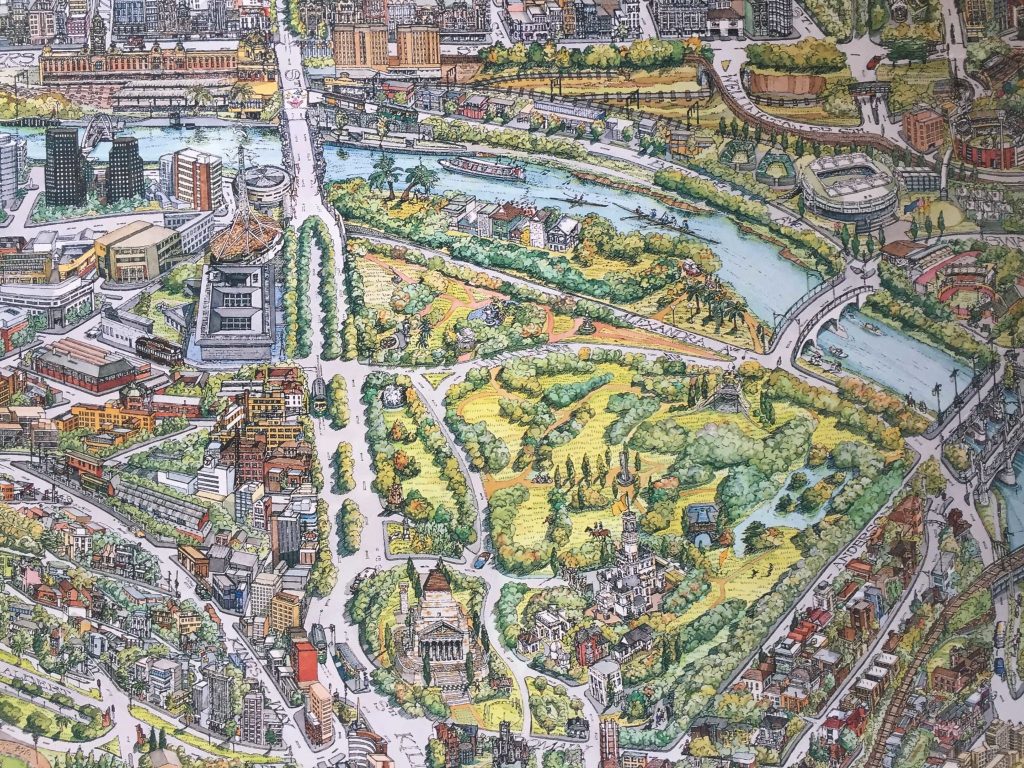 1991 Melb Map section