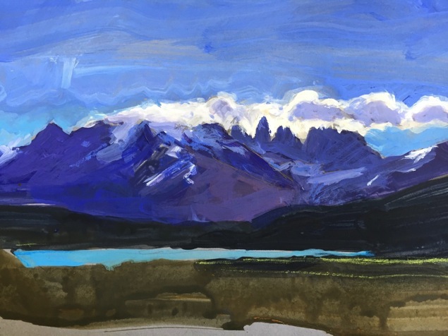 Patagonia painting