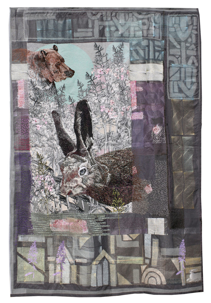 110” Width Impressional Peony Floral Print Organza Fabric by The Yard –  iriz Lace